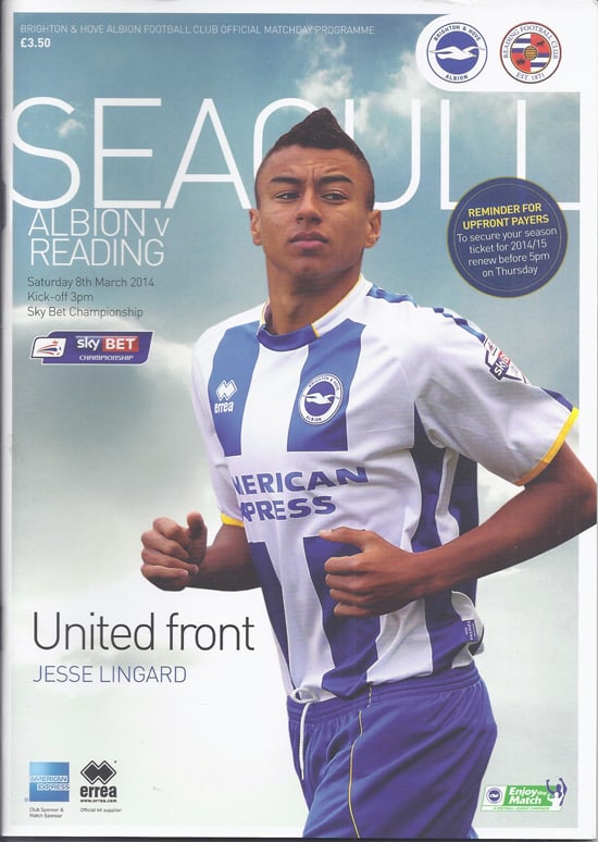 Brighton & Hove Albion FC v Reading FC